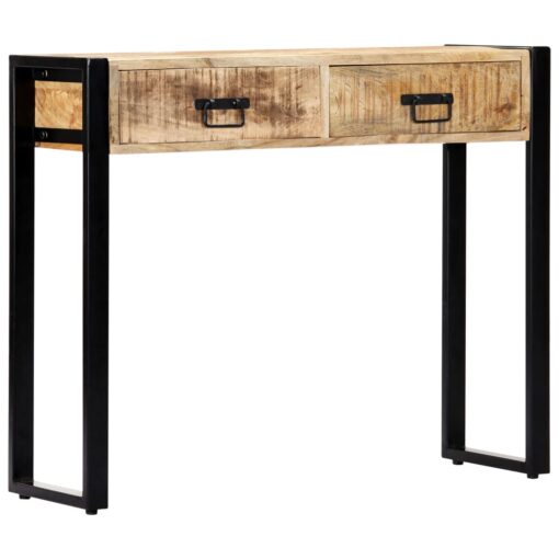 Console Table 90x30x75 cm Solid Mango Wood - Image 5