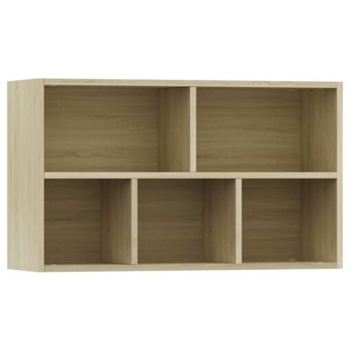 Book Cabinet/Sideboard Sonoma Oak 50x25x80 cm Engineered Wood - Image 4