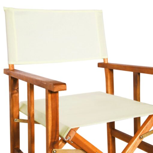 Director's Chairs 2 pcs Solid Acacia Wood - Image 4