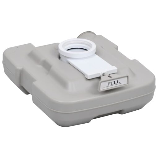 Portable Camping Toilet Grey 10+10 L - Image 6
