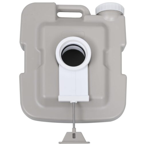 Portable Camping Toilet Grey 10+10 L - Image 7