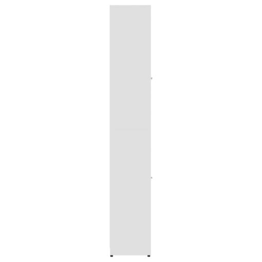 Bathroom Cabinet White 30x30x183.5 cm Engineered Wood - Image 4