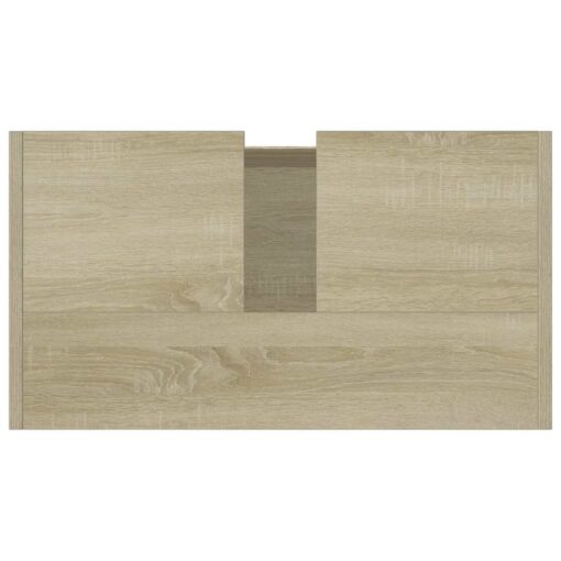 Bathroom Cabinet Sonoma Oak 60x33x61 cm Engineered Wood - Image 5