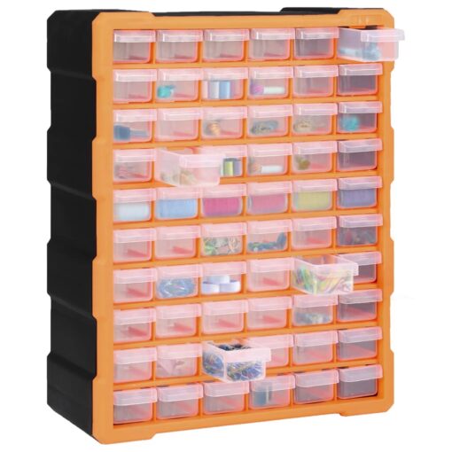 Multi-drawer Organiser with 60 Drawers 38x16x47.5 cm - Image 4