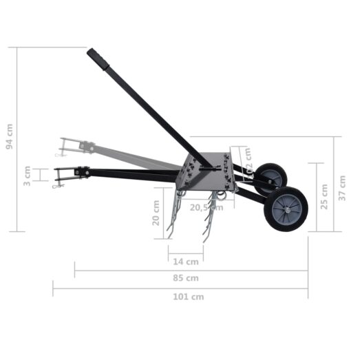 Scarifier for Ride-on Mower 100 cm - Image 6