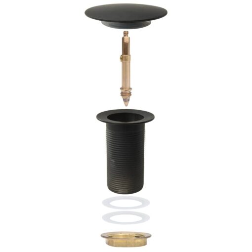 Push Drain without Overflow Function Black 6.4x6.4x9.1 cm - Image 4