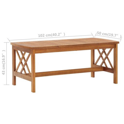 5 Piece Garden Lounge Set Solid Acacia Wood - Image 6