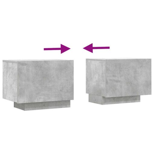 TV Cabinet Concrete Grey 100x35x40 cm Engineered Wood - Image 4