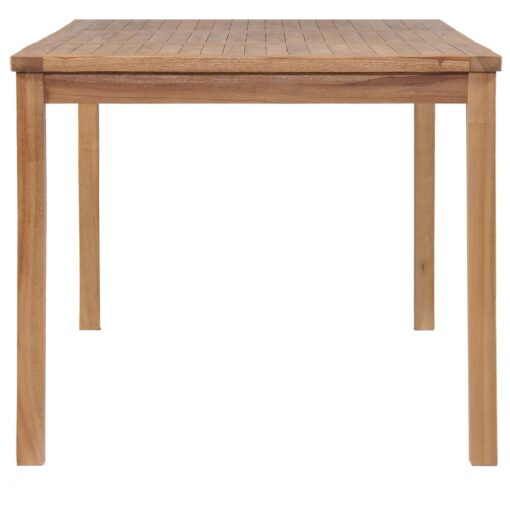 5 Piece Garden Dining Set Solid Teak Wood - Image 6