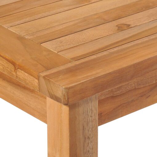 5 Piece Garden Dining Set Solid Teak Wood - Image 7