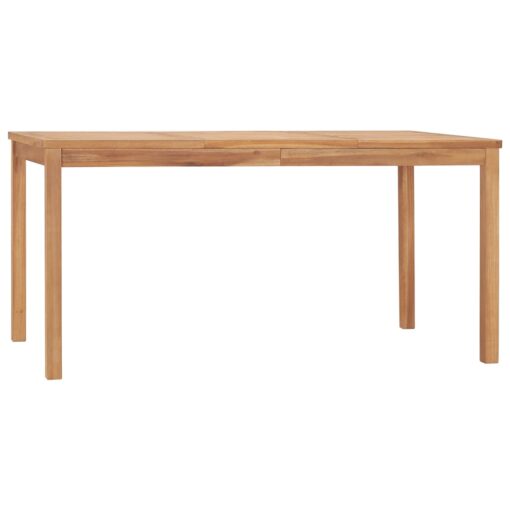 7 Piece Garden Dining Set Solid Teak Wood - Image 4