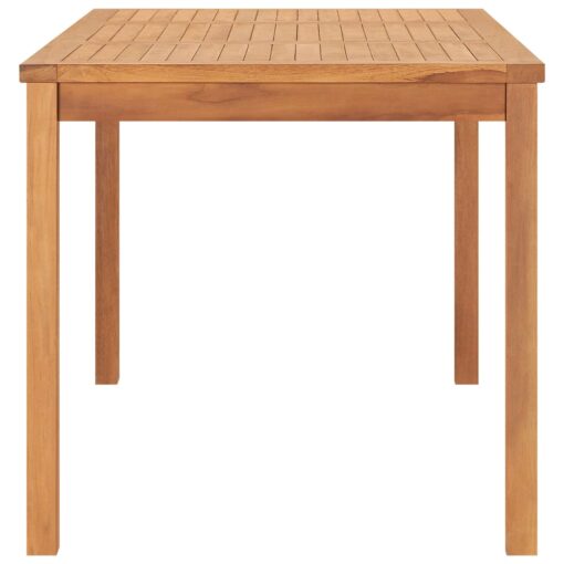 7 Piece Garden Dining Set Solid Teak Wood - Image 6