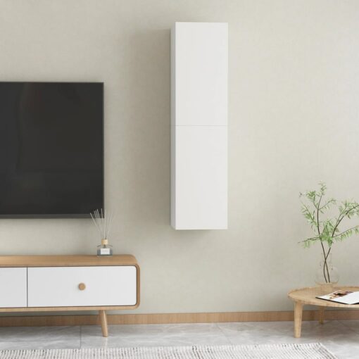TV Cabinets 2 pcs White 30.5x30x60 cm Engineered Wood - Image 7