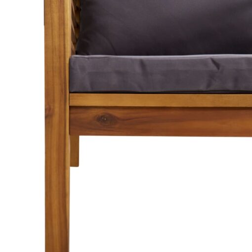 7 Piece Garden Lounge Set with Cushion Solid Acacia Wood - Image 5