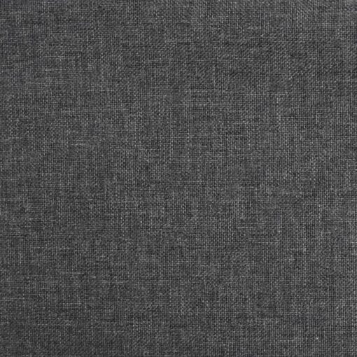 Swivel Dining Chair Dark Grey Fabric - Image 4