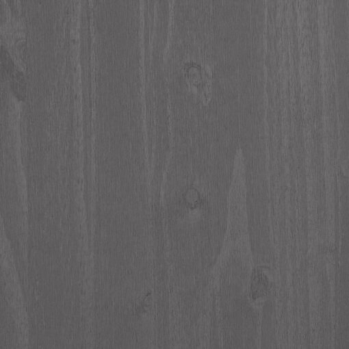 Desk HAMAR Light Grey 110x40x75 cm Solid Wood Pine - Image 6