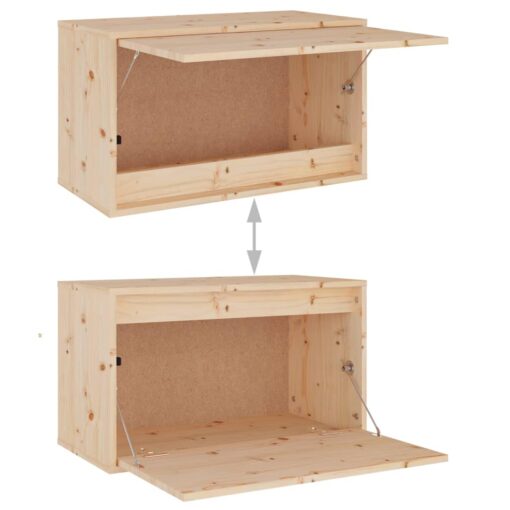 TV Cabinets 3 pcs Solid Wood Pine - Image 5