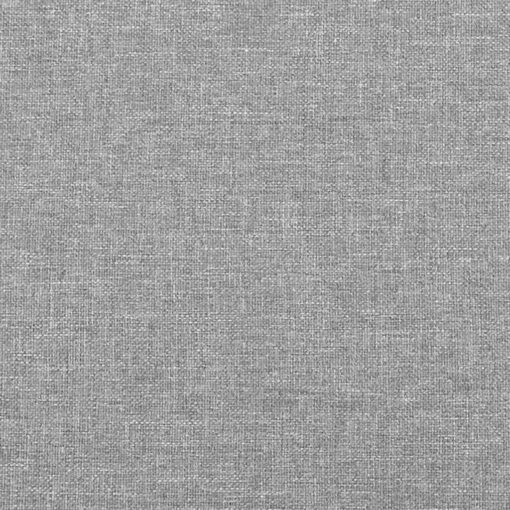 Bed Frame without Mattress Light Grey 180x200 cm Super King Fabric - Image 4