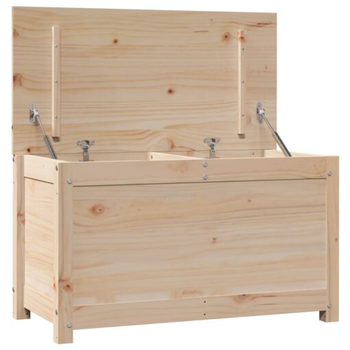 Storage Box 80x40x45.5 cm Solid Wood Pine - Image 5