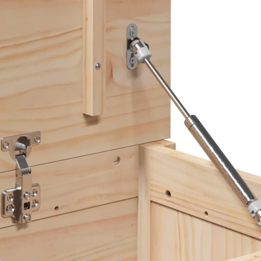 Storage Box 80x40x45.5 cm Solid Wood Pine - Image 6