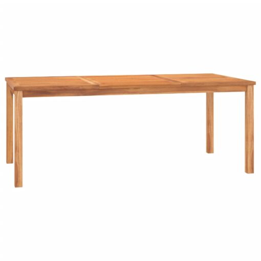 4 Piece Garden Dining Set Solid Wood Teak - Image 5