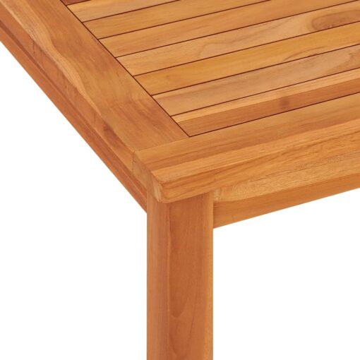 4 Piece Garden Dining Set Solid Wood Teak - Image 6