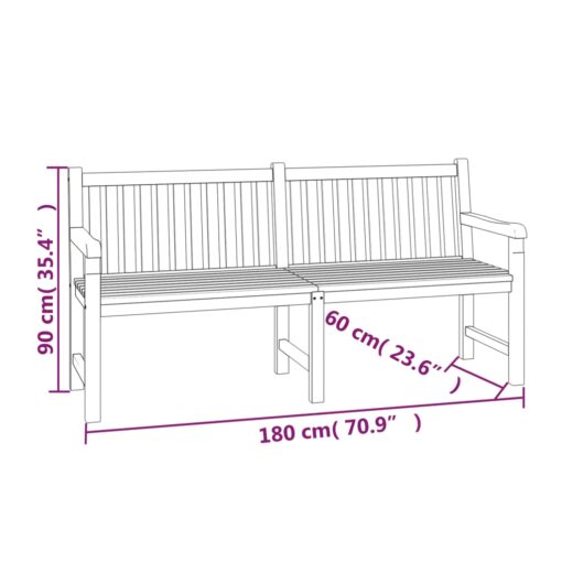 4 Piece Garden Dining Set Solid Wood Teak - Image 7